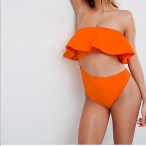 High waisted swimsuit!! Worn once!!